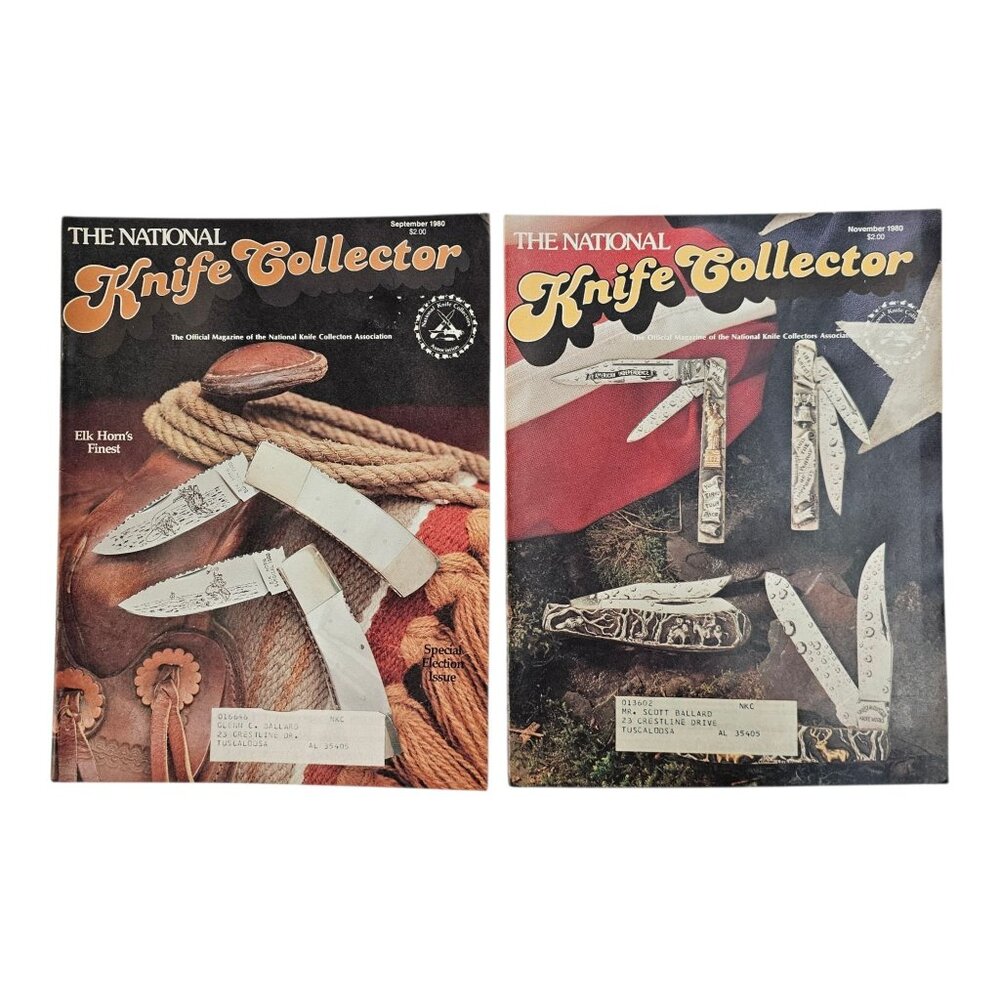 National Knife Collector 9 Magazines Mar - Sept Nov - Dec Vintage 1980 Editions - Picture 8 of 11